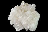 Wide Quartz Crystal Cluster - Brazil #136153-1
